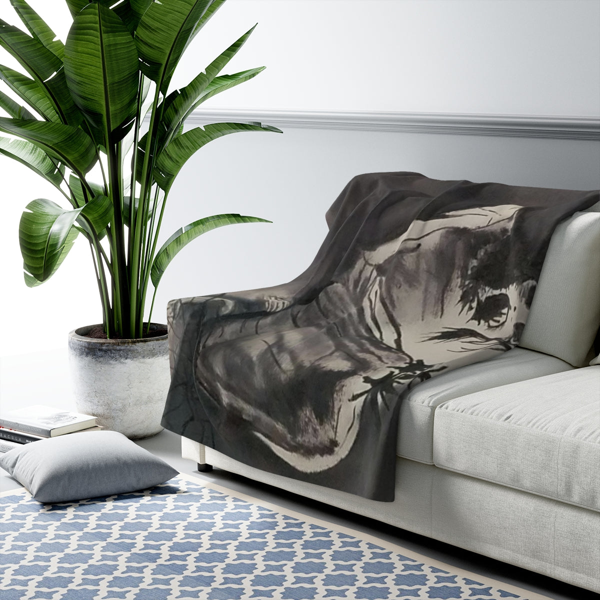 Scary Stories: The Bride sherpa fleece blanket
