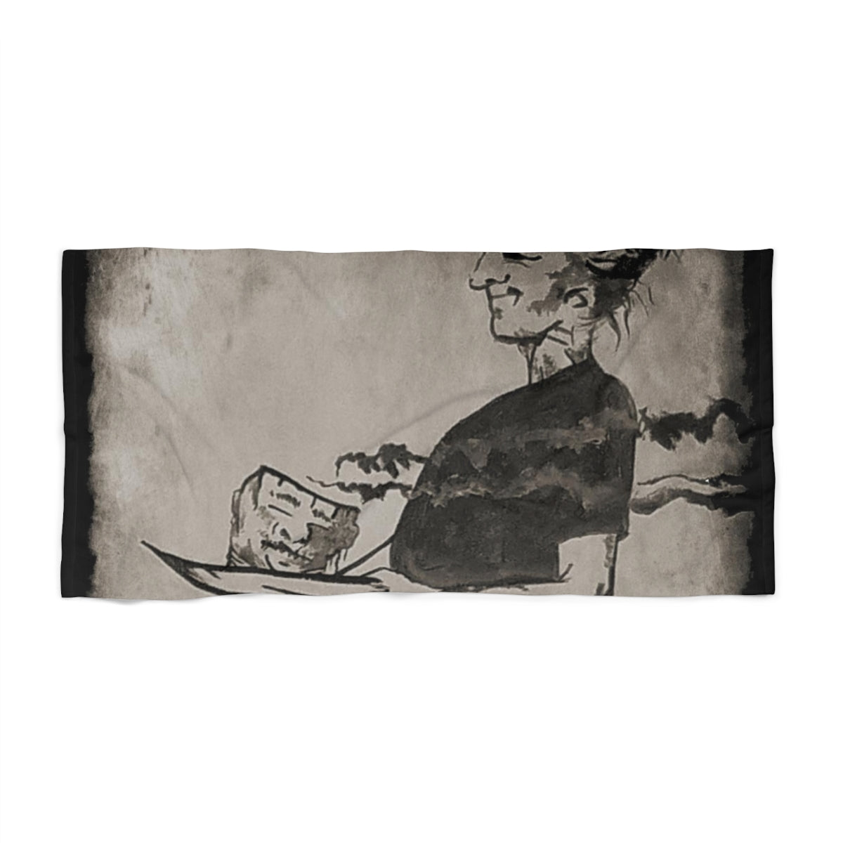 Scary Stories: Head Soup beach towel