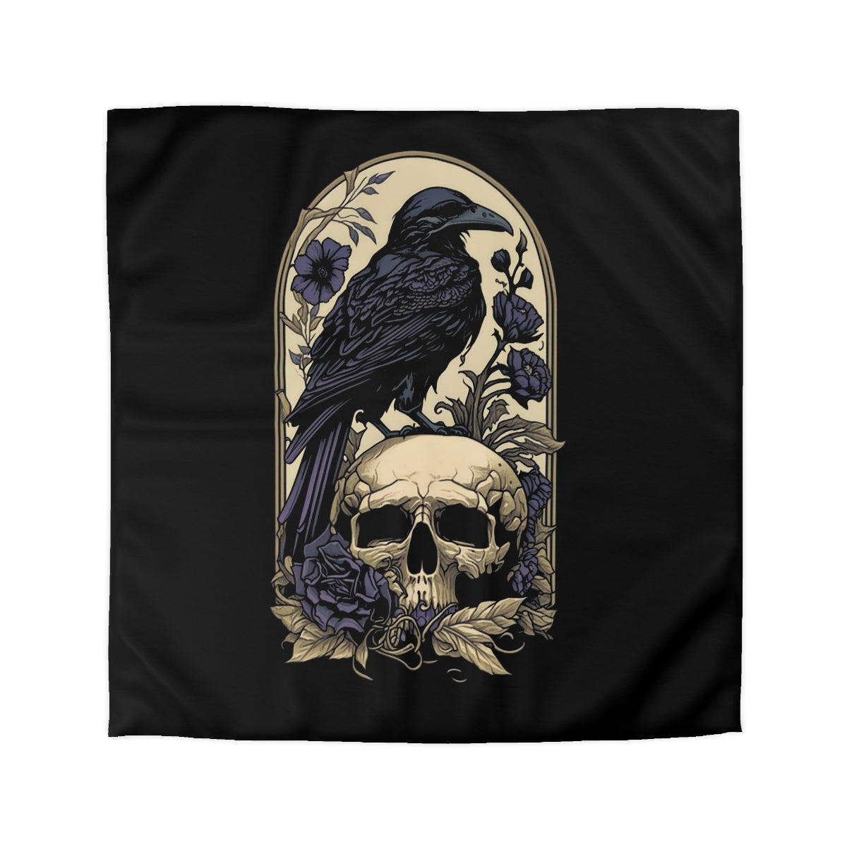 The Raven microfiber duvet cover (Queen)