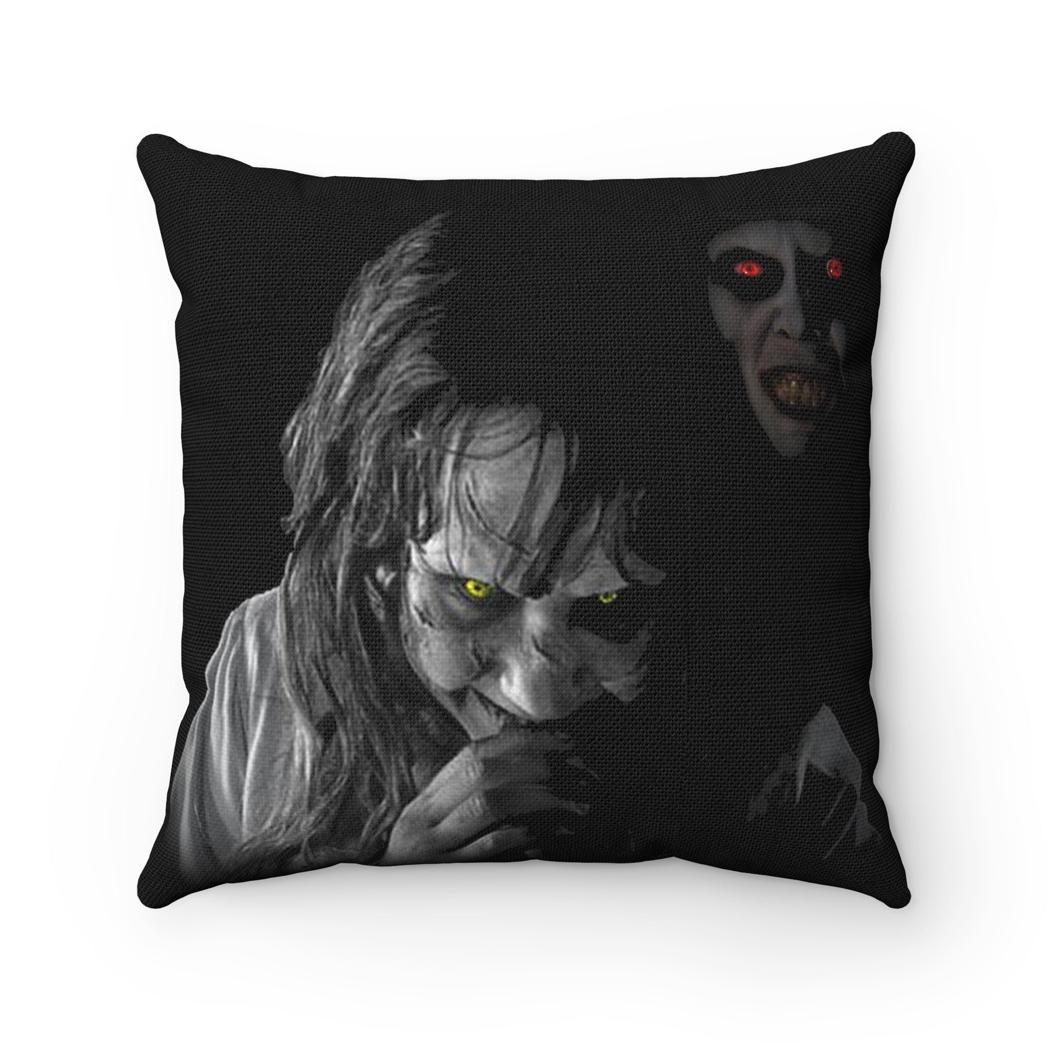 Possessed Regan faux suede pillow
