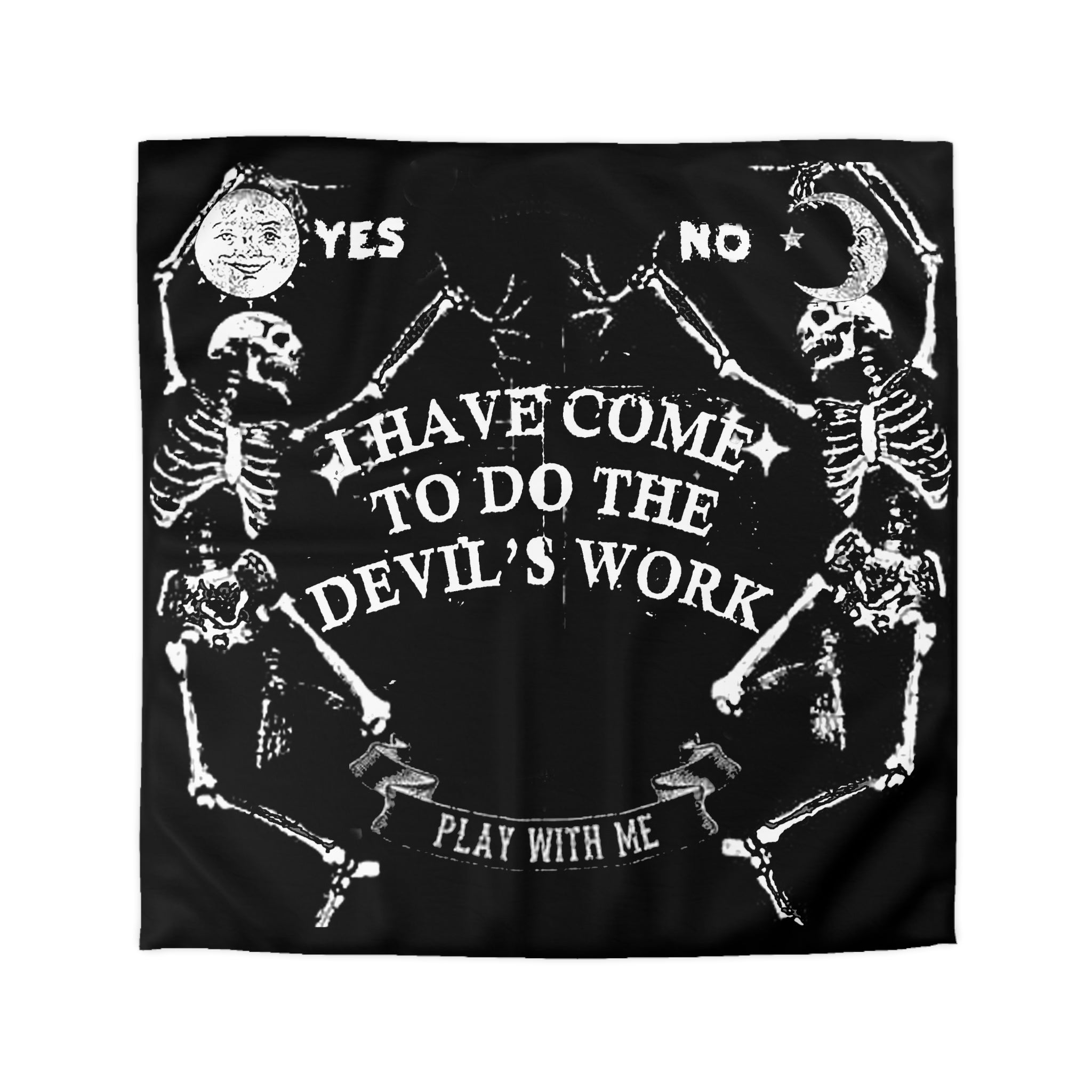The Devil's Work microfiber duvet cover (Queen)