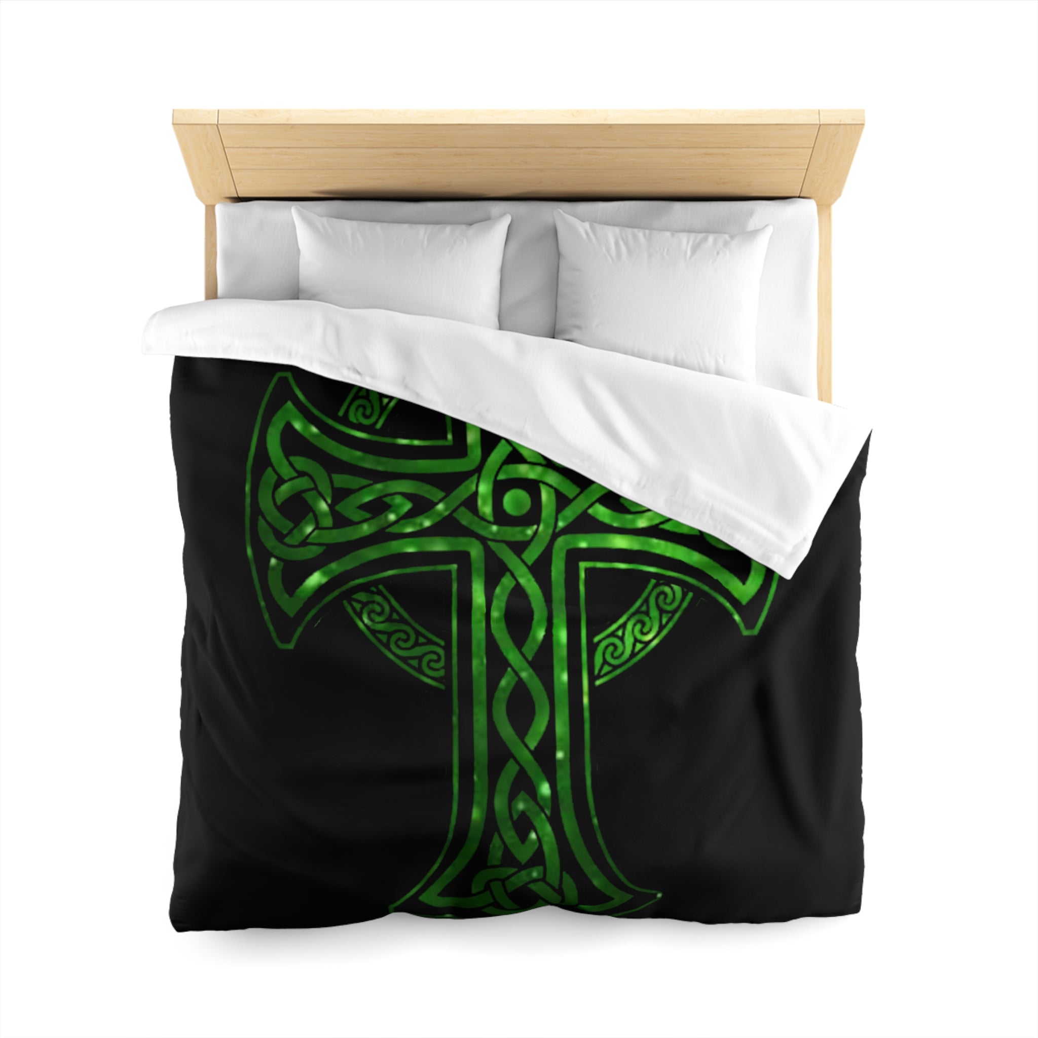 Celtic Cross microfiber duvet cover (Queen)