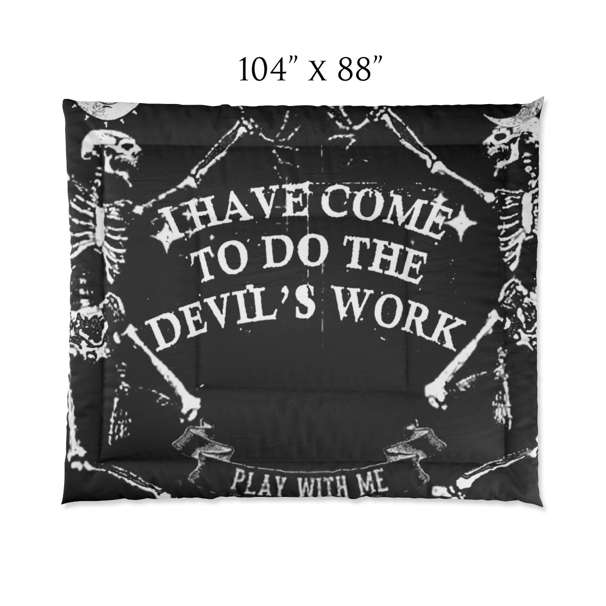 The Devil's Work comforter