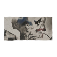 Scary Stories: Skull Pipe beach towel