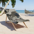 Scary Stories: Skull Pipe beach towel