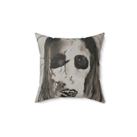 Scary Stories: Am I Pretty faux suede pillow