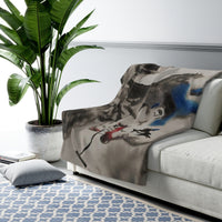Scary Stories: Skull Pipe sherpa fleece blanket