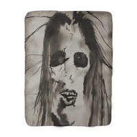 Scary Stories: Am I Pretty? sherpa fleece blanket