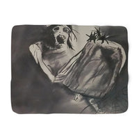Scary Stories: The Bride sherpa fleece blanket