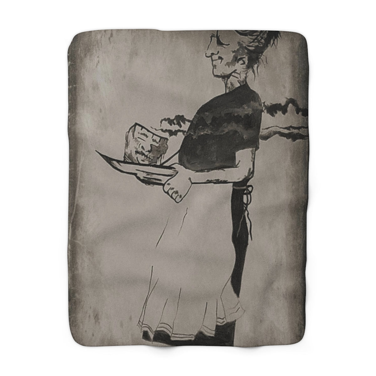 Scary Stories: Head Soup sherpa fleece blanket