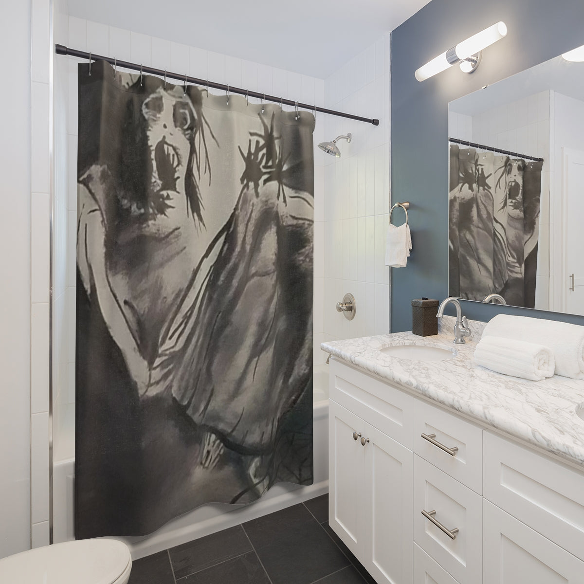 Scary Stories: The Bride shower curtain