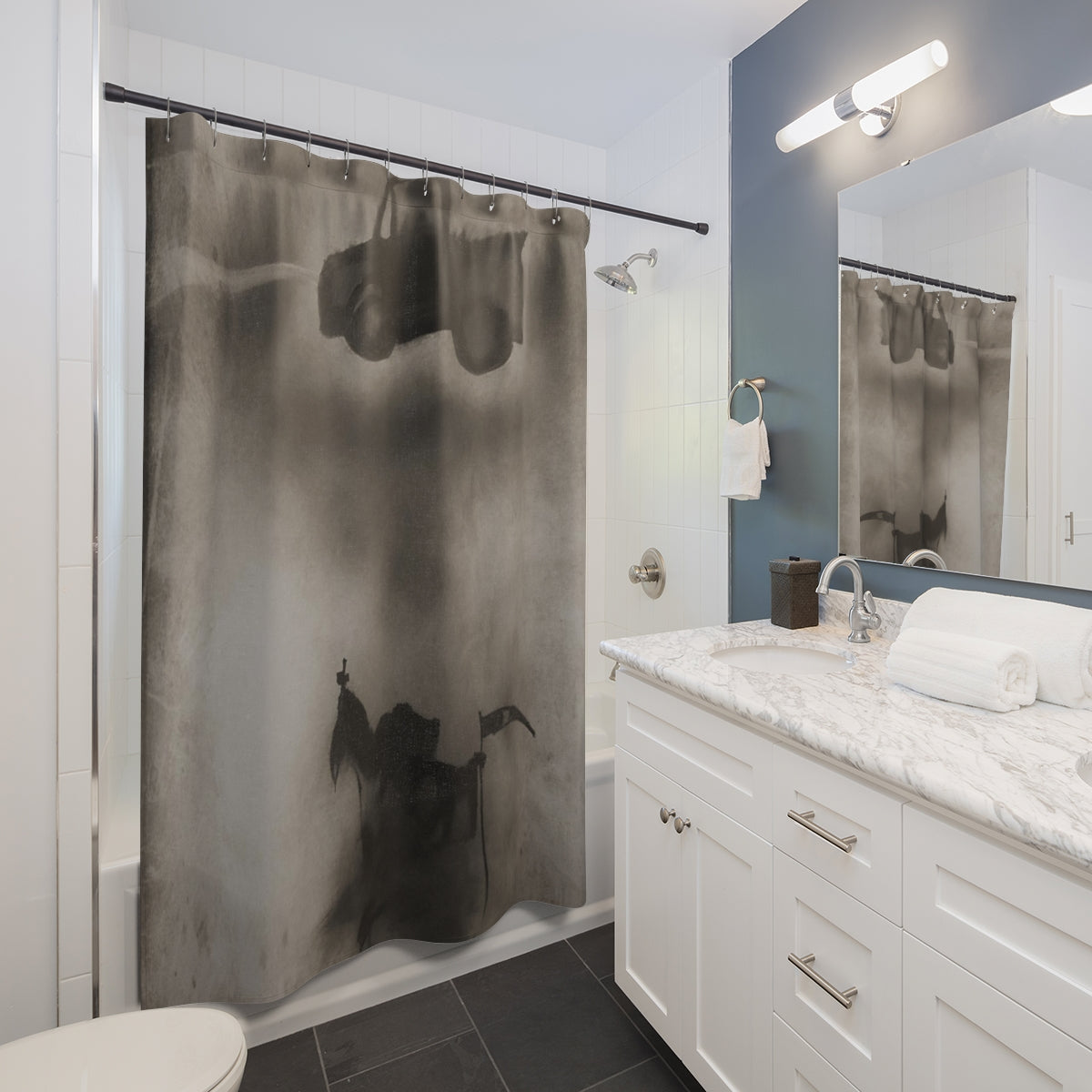 Scary Stories: The Appointment shower curtain