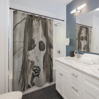 Scary Stories: Am I Pretty? shower curtain