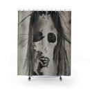Scary Stories: Am I Pretty? shower curtain