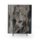 Scary Stories: Severed Head shower curtain