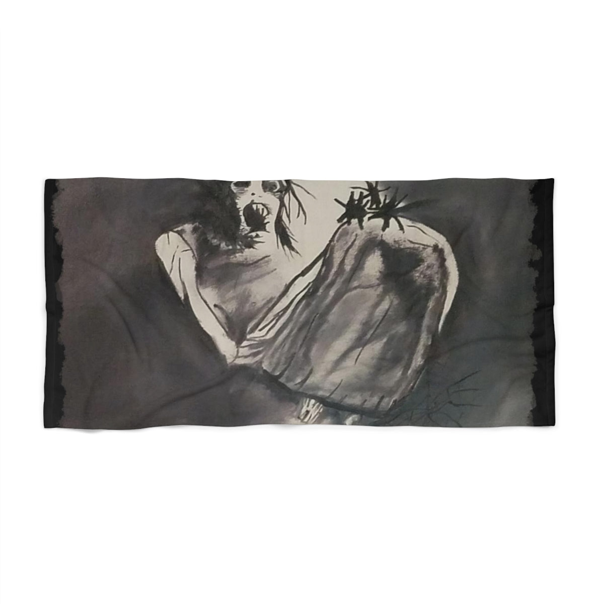 Scary Stories: The Bride beach towel