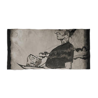 Scary Stories: Head Soup beach towel