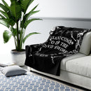 The Devil's Work sherpa fleece blanket