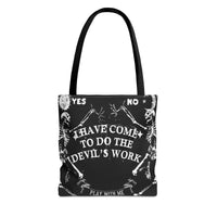 The Devil's Work tote bag