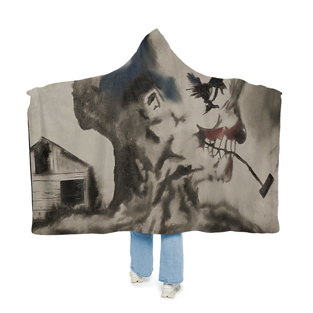 Scary Stories: Skull Pipe snuggie