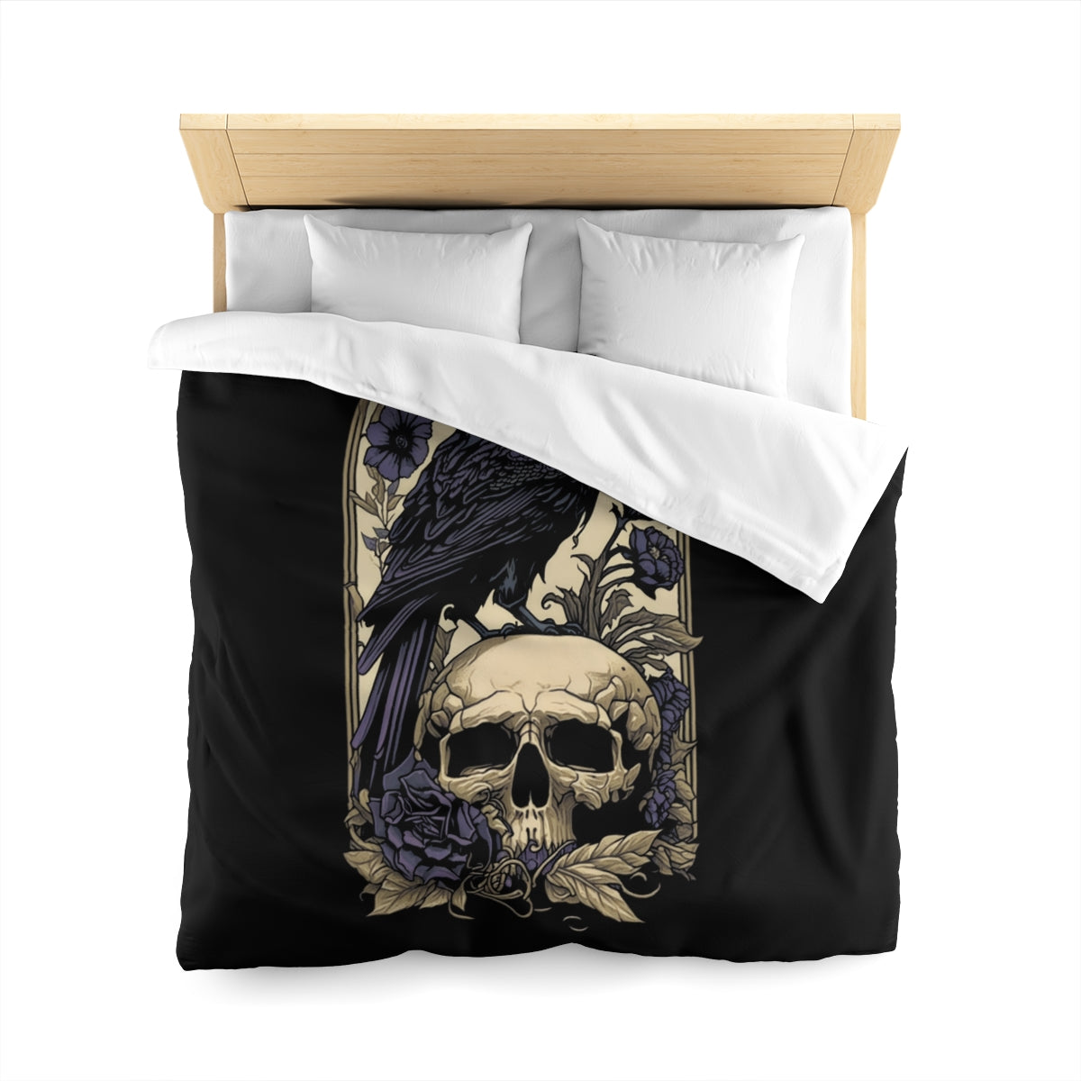 The Raven microfiber duvet cover (Queen)