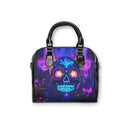 Neon Sugar Skull purse