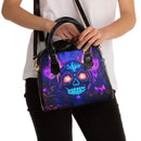 Neon Sugar Skull purse