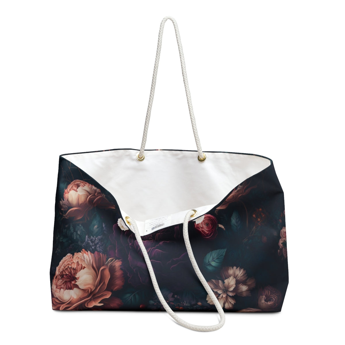 Floral weekender bag