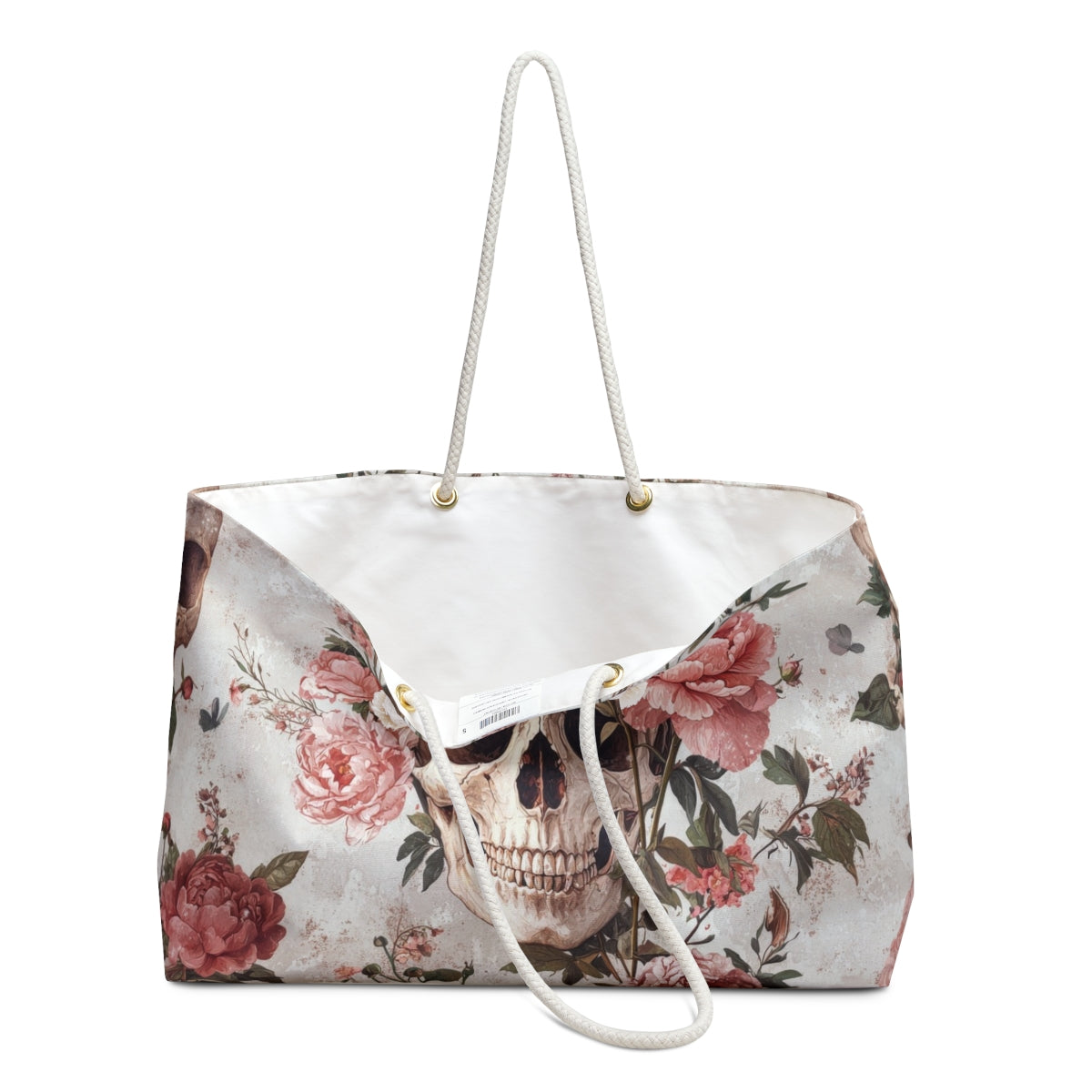 Skull Rose weekender bag