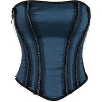 Women’s Lace Side Zipper Overbust Corset