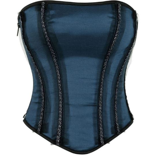 Women’s Lace Side Zipper Overbust Corset