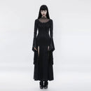 Women's Pagoda Sleeve Open Forklift Dress