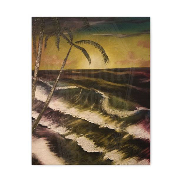 "Paradise" oil painting print on canvas