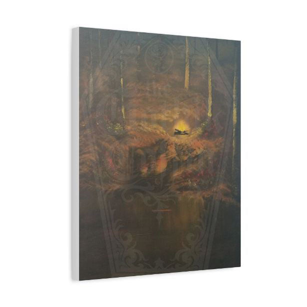 "Deep in the Woods" oil painting print on canvas