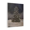 "Snowy Winter" oil painting print on canvas