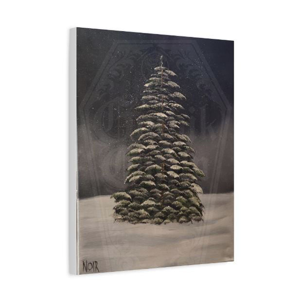 "Snowy Winter" oil painting print on canvas