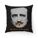 The Silence of the Ravens faux suede pillow
