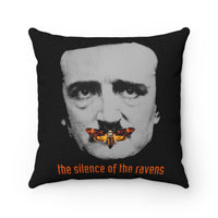 The Silence of the Ravens faux suede pillow