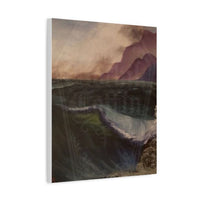 "Choppy Waters" oil painting print on canvas