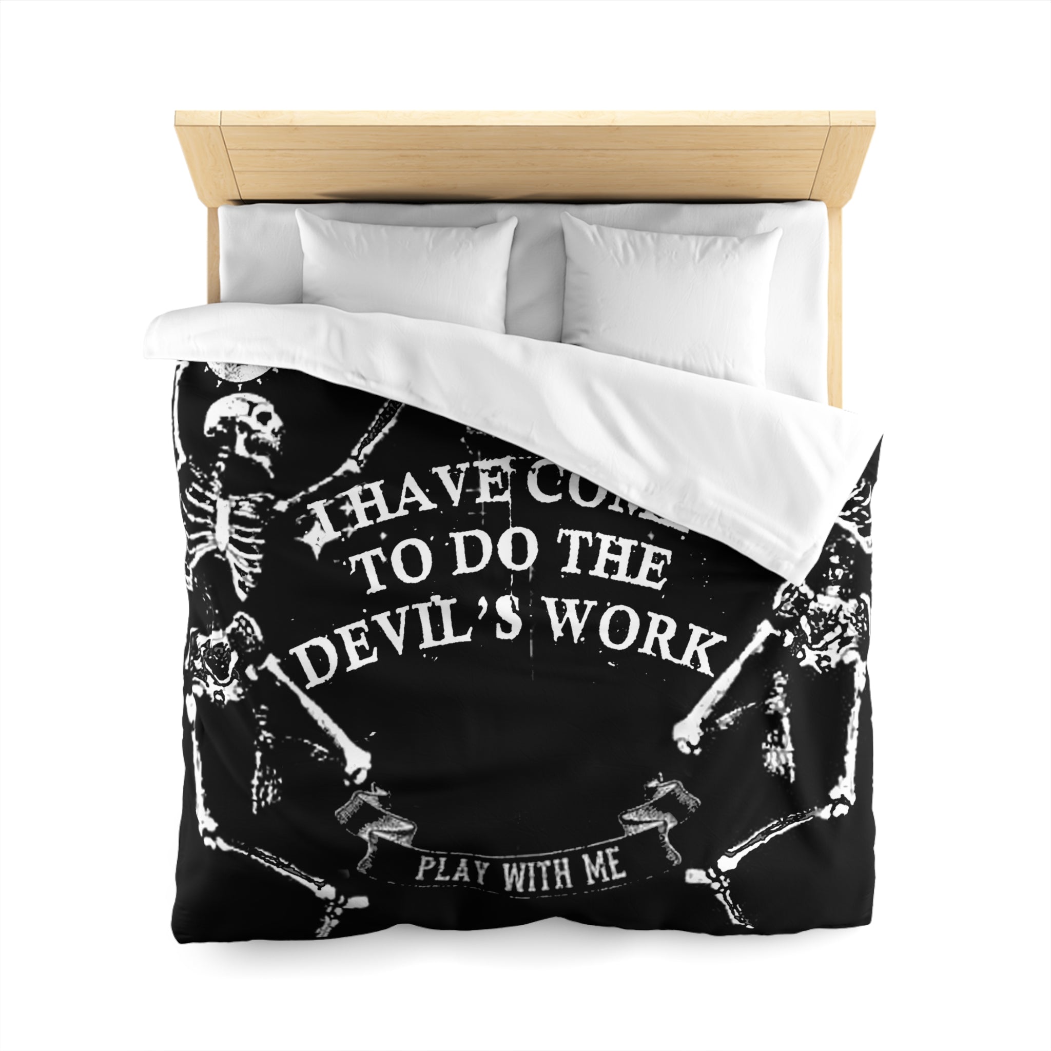 The Devil's Work microfiber duvet cover (Queen)