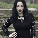Women’s Distressed Ripped Detail Hip Length Top