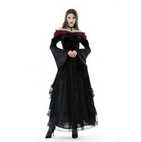 Women’s Off Shoulder Lace Splice Velvet Crop Top