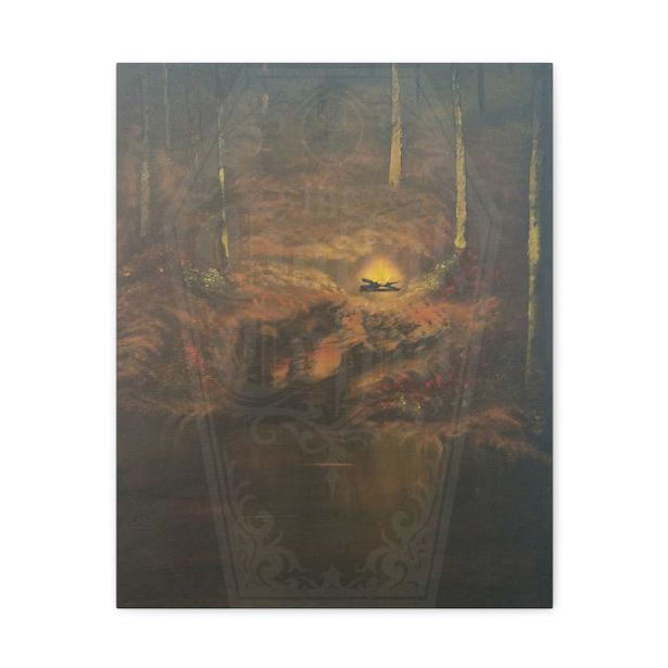 "Deep in the Woods" oil painting print on canvas