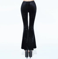 Women’s Velour & Lace Gothic Leggings
