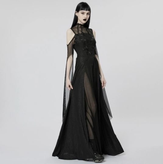 Women's Mesh Split Dress