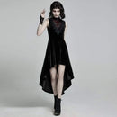 Women's Victorian Sleeveless Velvet Dress