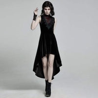 Women's Victorian Sleeveless Velvet Dress