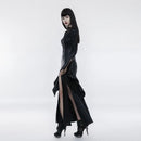 Women's Pagoda Sleeve Open Forklift Dress