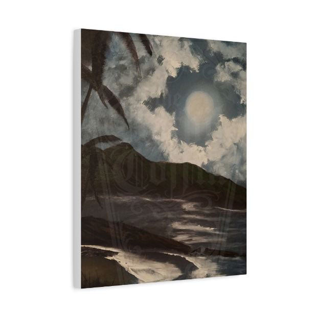 "Blue Sky Night" oil painting print on canvas