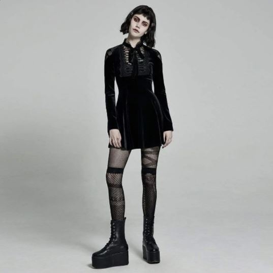 Women's Victorian Flare Sleeve Dress